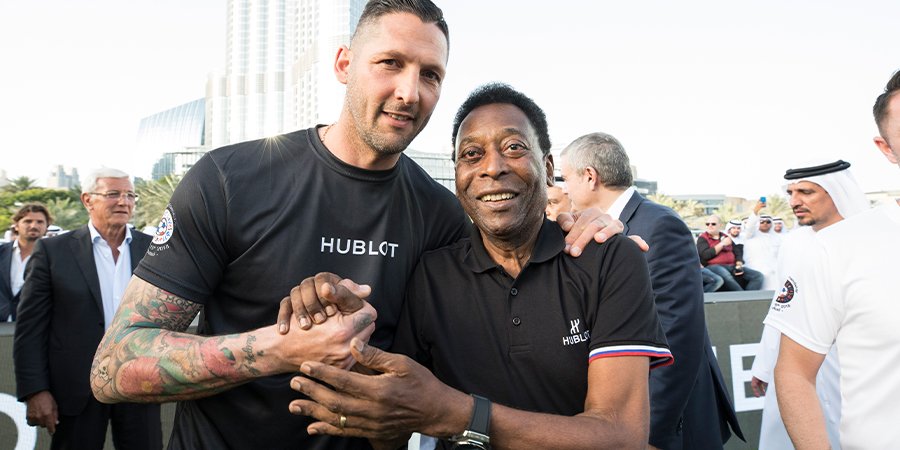Marco Materazzi and Pelé