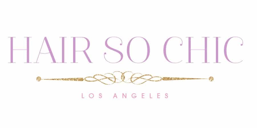 Hair So Chic Los Angeles Logo. Bussiness owned by Tawana Morris