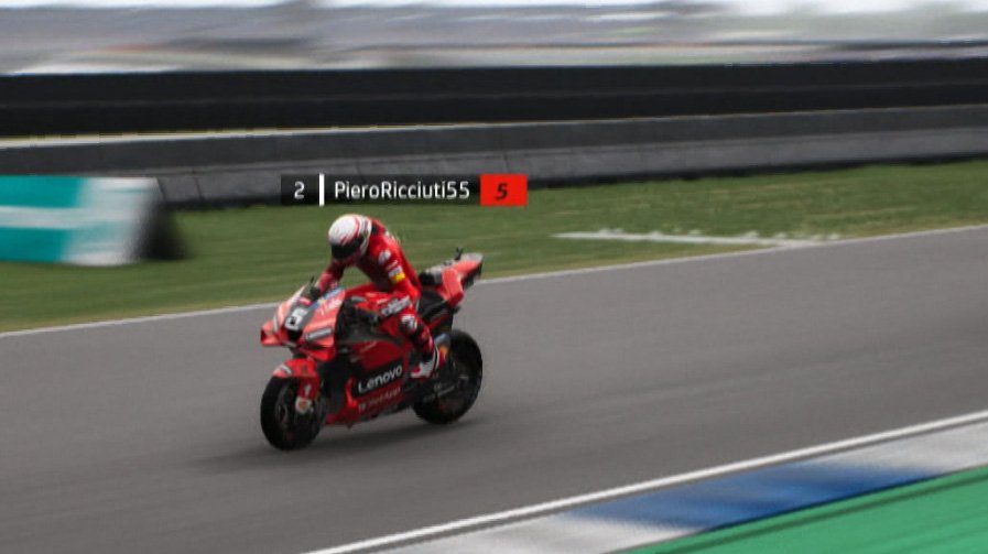 Double podium for Piero Ricciuti, second in Race 1 and Race 2 of the fourth round of the MotoGP eSport Championship