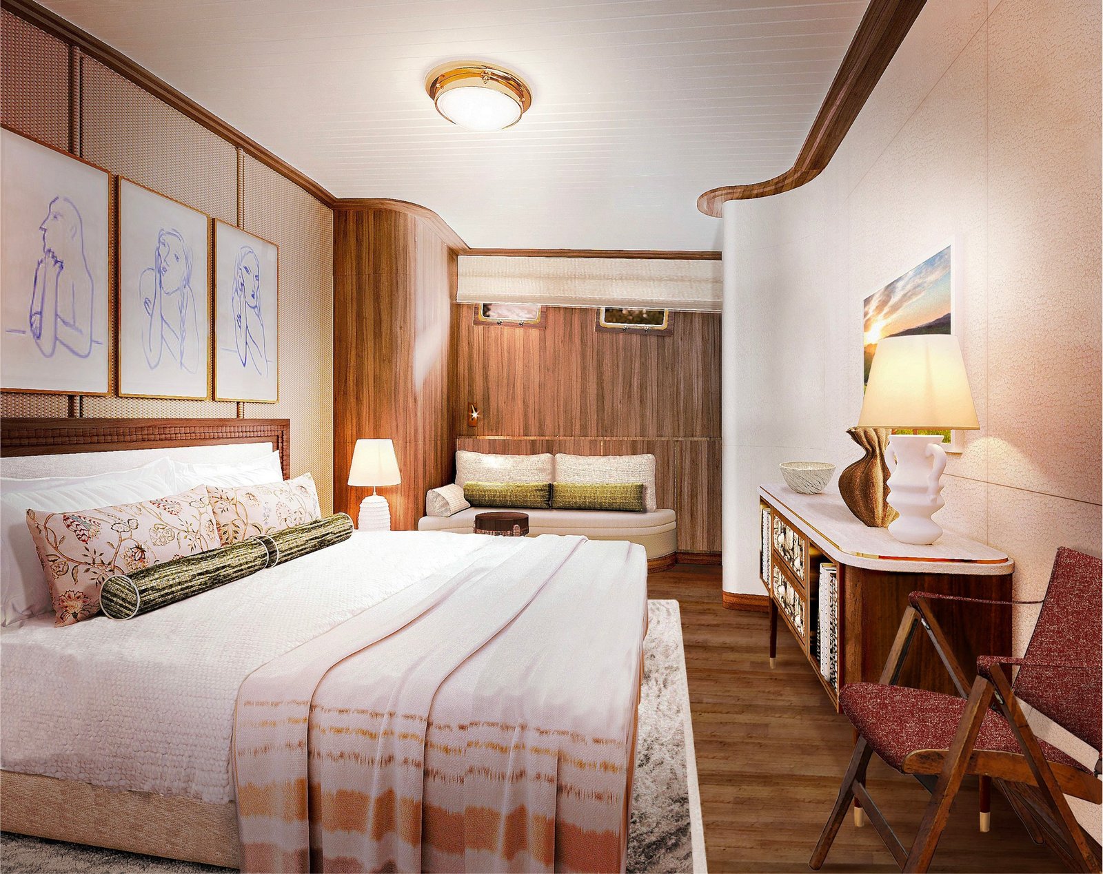 Belmond x Ruinart, reimagining slow travel aboard the luxury barge Coquelicot