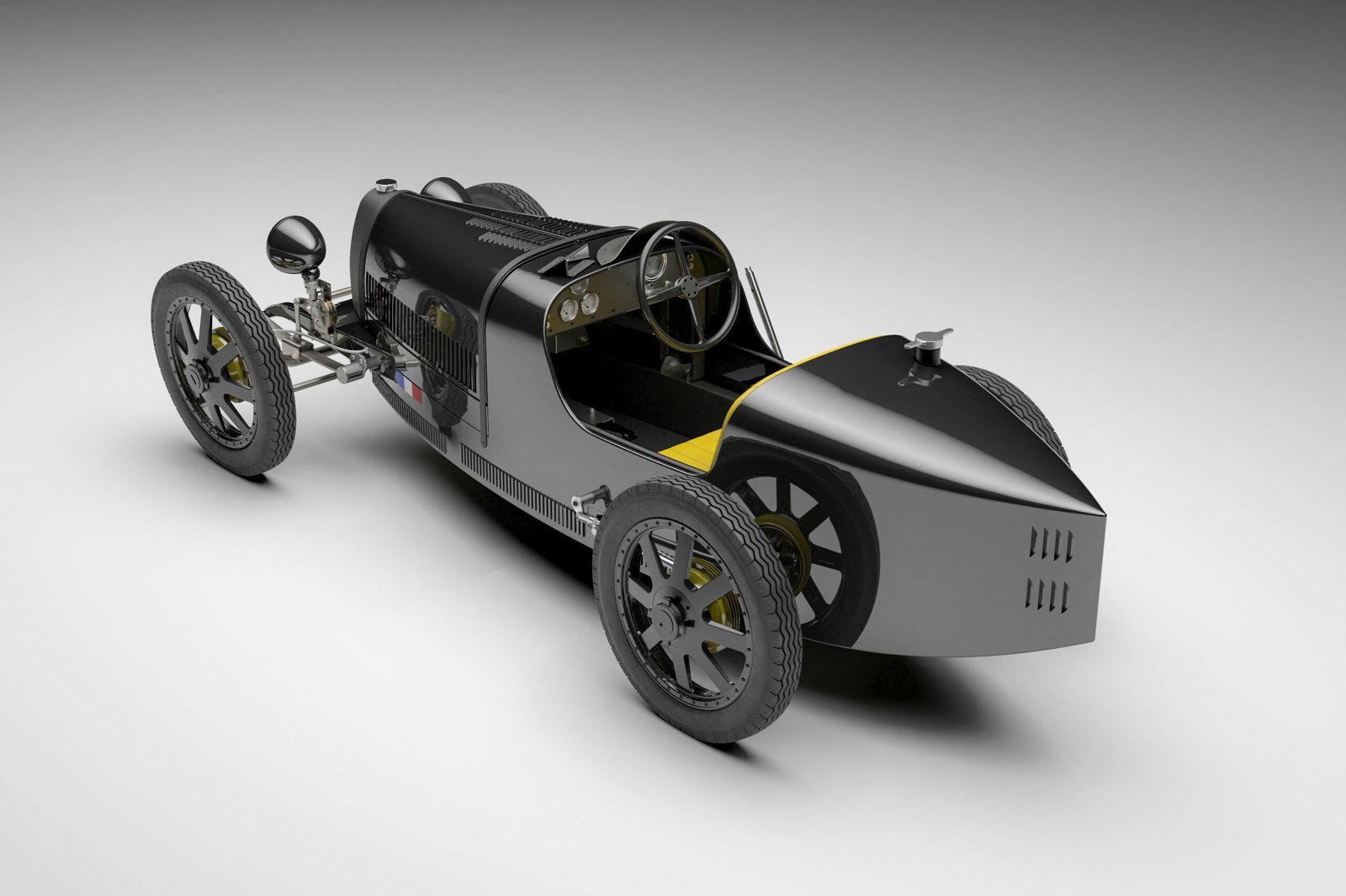 BUGATTI BABY II CARBON EDITION – INSPIRED BY THE W16 MISTRAL ROADSTER