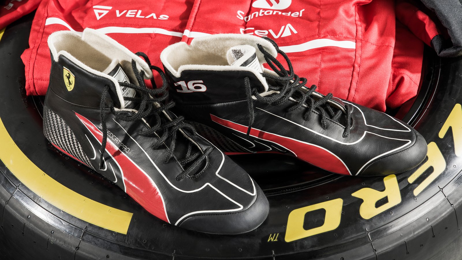 Premiere: PUMA partners with Scuderia Ferrari to launch shoes for Speedcat Pro drivers Charles Leclerc and Carlos Sainz