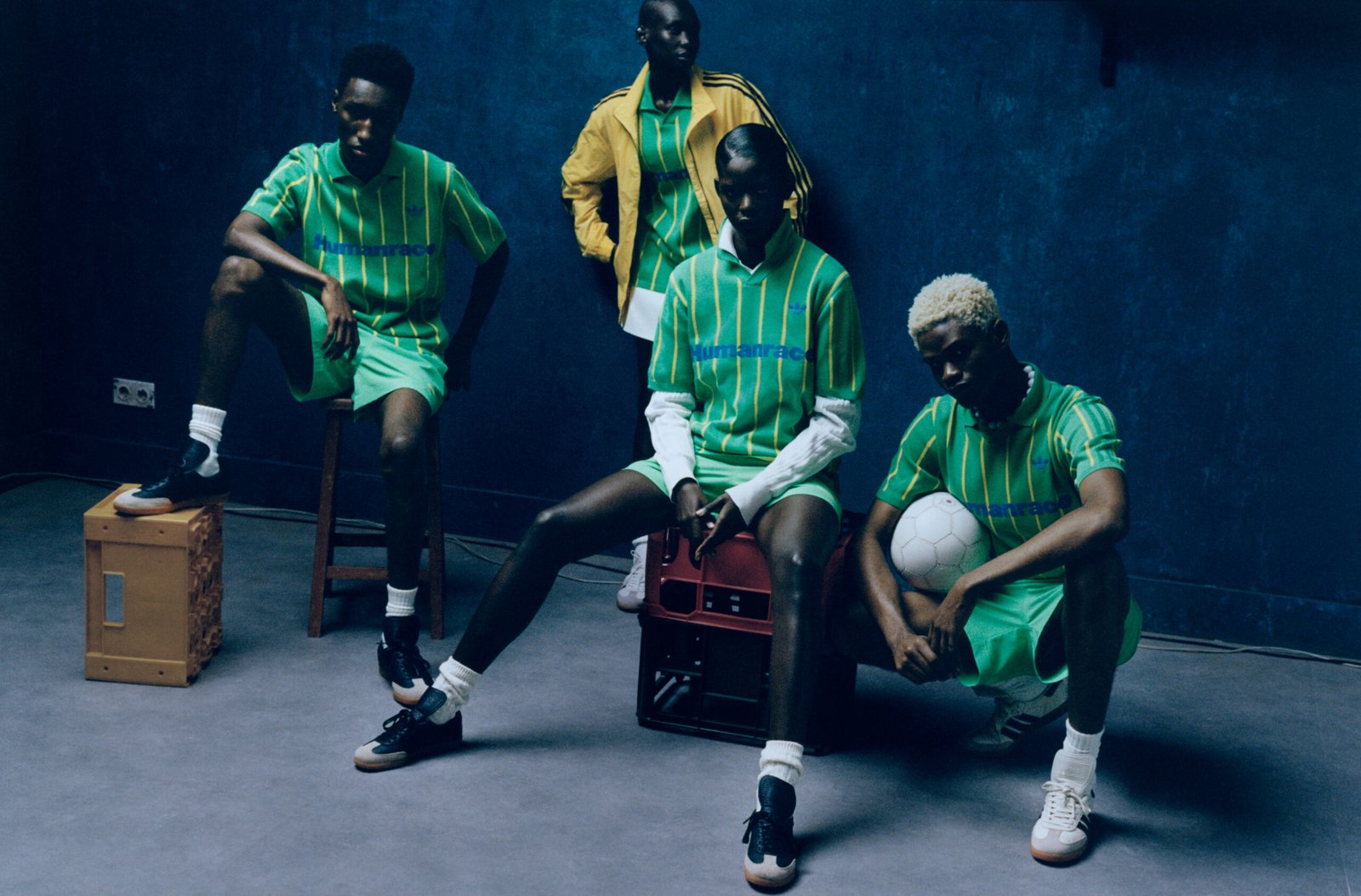 Humanrace™ by Pharrell Williams teams up with adidas Originals to pay tribute to the 'Three Stripes' football heritage with Pharrell's Samba AW22 capsules