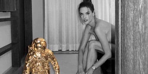 Alessandra Ambrosio Omegas Apollo 11 50th anniversary