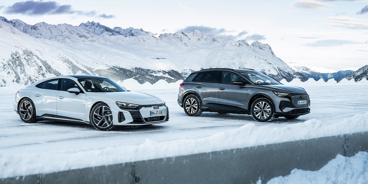 Audi Electromobility in winter cover