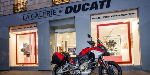 Ducati opens a pop-up store in Paris completely dedicated to the Multistrada V4