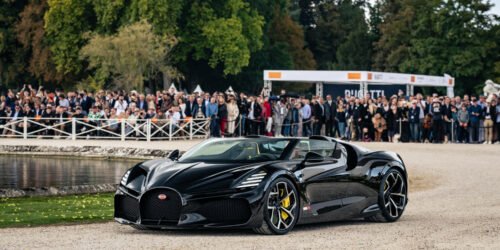 BUGATTI W16 MISTRAL MAKES EUROPEAN DEBUT AT CHANTILLY ARTS & ELEGANCE RICHARD MILLE