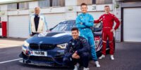 After three years as the BMW Junior Team, Dan Harper, Max Hesse and Neil Verhagen are BMW M works drivers. © Copyright PLPG GLOBAL MEDIA 2023