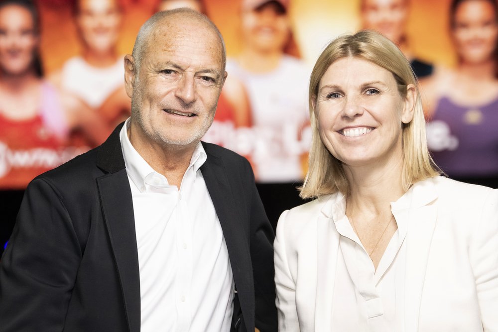 Markus Günthardt and Anke Huber – successful dual Porsche Tennis Grand Prix tournament directors © Copyright PLPG GLOBAL MEDIA 2023